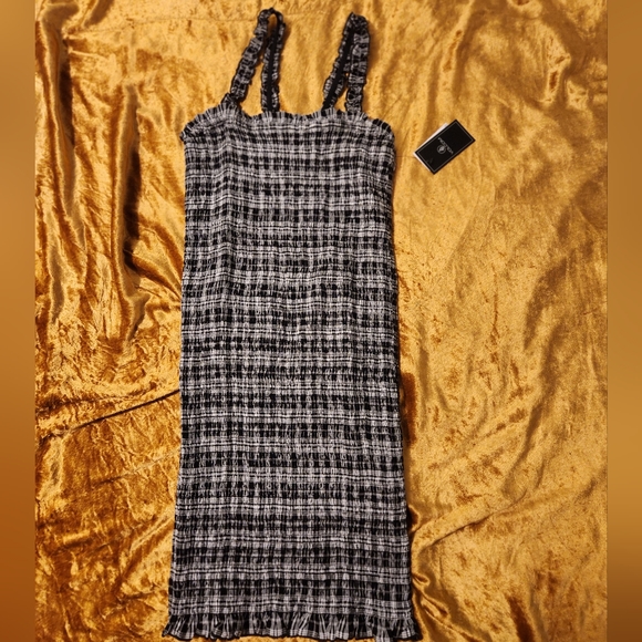 Volcom Seeriously Plaid Bodycon Dress - Picture 1 of 12